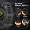 Bandkids 22mm Camouflage Bands for Garmin Instinct Watch, Soft Waterproof Silicone Replacement Strap for Instinct 2 / Esports / Solar / Tide / Tactical view 2