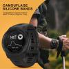 Bandkids 22mm Camouflage Bands for Garmin Instinct Watch, Soft Waterproof Silicone Replacement Strap for Instinct 2 / Esports / Solar / Tide / Tactical view 3