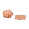10Pcs 0.8mm Or 1.0mm Thick Copper Metal Sheet, Laptop Copper Strip, Copper Strip, Gasket Heat Sink for GPU CPU Graphics Chip Memory Cooling (Size : 1.0mm) view 1