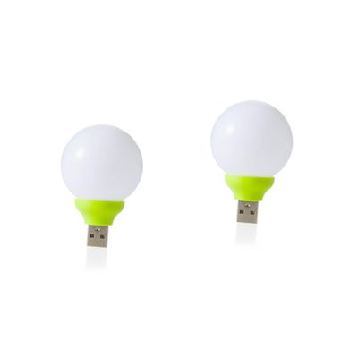 DOITOOL 2pcs USB Bulb Lamp Led Light Bulb Mini USB Bulb Led Bulb Garden Lamp Truck Bulb Tent Bulb Computer