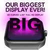 OCTANDRA Inspire VeryFit 1.95" Bluetooth Answer Call Alexa Smart Watch Body Energy Heart Rate HRV Oxygen Saturation Sleep Monitor Step Tracker IP68 Fitness Watches for Men Women (IDW16) (Black) view 3