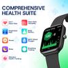 OCTANDRA Inspire VeryFit 1.95" Bluetooth Answer Call Alexa Smart Watch Body Energy Heart Rate HRV Oxygen Saturation Sleep Monitor Step Tracker IP68 Fitness Watches for Men Women (IDW16) (Black) view 4