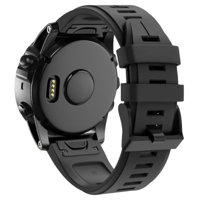 Bandkids 22mm Camo Quickfit Band for Garmin Fenix 6,Fenix 7,Fenix 5,Fenix 6 Pro,Fenix 5 Plus Watch,Soft Sport Silicone Bands for Garmin Approach S62/S60,Quatix 6/5,Forerunner 935/945 (black-2)