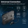 Car Cassette Audio Adapter with Hands-Free Calling Microphone, Universal Cassette Tape Aux Adapter for Car, MP3 Player, Smartphone, 3.2 Feet Cable view 3