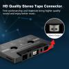 Car Cassette Audio Adapter with Hands-Free Calling Microphone, Universal Cassette Tape Aux Adapter for Car, MP3 Player, Smartphone, 3.2 Feet Cable view 4