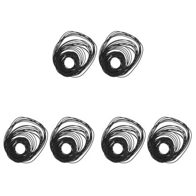 OSALADI 6packs Cassette Recorder Belt Rubber Tape Belt Recorder Repair Maintenance