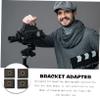 OSALADI 20pcs Quick Release Hot Shoe Mount Bracket for Camera Flash and Led Light Thread Adapter Construction Easy Installation Compatibility view 4