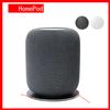 Aokicase For Apple HomePod 2 Holder, Apple HomePod 2 Desktop Stand Holder Accessories, Metal Mats, Desk Mat, Smart Home Speaker Accessory Rack (Silver, JSDZ) 2 Pieces view 2