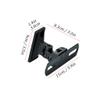 GLigeT Audio Rack Speaker Wall Bracket Panoramic Surround Ceiling Speaker Bracket, Used for Living Room Conference Room Stage Adjustable Speaker Bracket Media Cabinet view 2