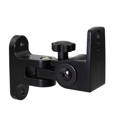 GLigeT Audio Rack Speaker Wall Bracket Dual Speaker Bracket Surround Sound Speaker Multiple Adjustment Rack Universal Size Speaker Shelf, can Bear 15kg, One Pair Media Cabinet