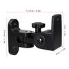 GLigeT Audio Rack Speaker Wall Bracket Dual Speaker Bracket Surround Sound Speaker Multiple Adjustment Rack Universal Size Speaker Shelf, can Bear 15kg, One Pair Media Cabinet view 2