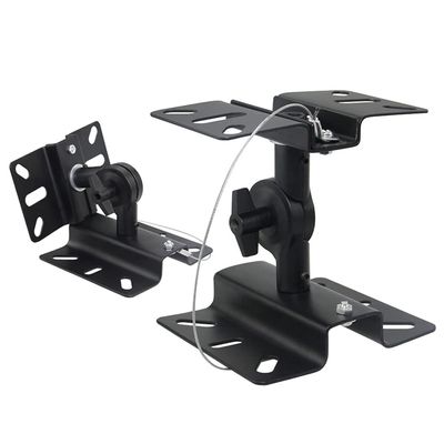 GLigeT Audio Rack Speaker Wall Bracket Ceiling Surround Speaker Gear Type Shelf, Used for Living Room Office Meeting Room Speaker Wall Shelf Media Cabinet