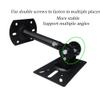 GLigeT Audio Rack Speaker Ceiling Bracket can be Extended to Adjust The Speaker Wall Bracket, Used for Office Living Room Conference Room Speaker Bracket Media Cabinet view 3