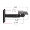 GLigeT Audio Rack Speaker Wall Mounts Large Surround Speaker Mounting Bracket with Tray Living Room Office Meeting Room Dining Room Speaker Rack Media Cabinet view 2