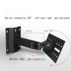 GLigeT Audio Rack Speaker Wall Mounts Large Surround Speaker Mounting Bracket with Tray Living Room Office Meeting Room Dining Room Speaker Rack Media Cabinet view 3