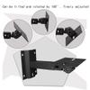 GLigeT Audio Rack Speaker Wall Mounts Large Surround Speaker Mounting Bracket with Tray Living Room Office Meeting Room Dining Room Speaker Rack Media Cabinet view 4
