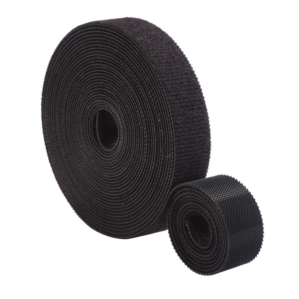 3/4 inch Reusable Cable Ties, Cut to Length, Self-Gripping Hook and Loop cinch strap Quick Wrap Cable Fastener Straps Adjustable Cord Ties Wire Ties for Home,Office and Data Centers, 5 yards