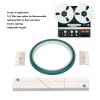 10 Inch Tape Splicing Set Professional Tape Splicing Block with Leader Tape and 2 Cutting Blades, Repairs Broken Tape Connections, for Revoxsonido 10 Inch Open Reel Tape Media view 4