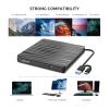DVD Player USB 3.0 Type C External CD Drive Dual Interface DVD Burner Writer DVD-RW DVD ROM Player Mini dv Player view 3