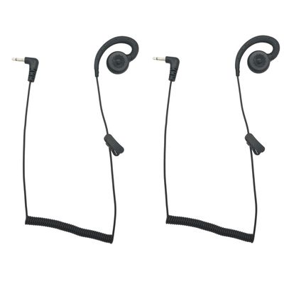 Pdflie 3.5mm Listen Only C Swivel Earpiece for Baofeng Kenwood Motorola APX4000 APX6000 APX7000 Radio Mic with 3.5mm Jack