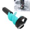 Power Head Ice Auger 6 Inch Diameter Manual Hand Drill for Ice Fishing - 17.7 Inch Long Nylon Auger Bit with Positioner for Ice Drilling Burrowing view 3