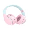 YOYOTUNE Bluetooth Kids Headphones,Wireless Kids Headphones Over Ear with Microphones,Stereo Sound,10H Playtime, Foldable&Adjustable Children Headphone,Bluetooth Headset for Adults,School (Pink) view 1