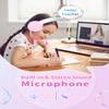 YOYOTUNE Bluetooth Kids Headphones,Wireless Kids Headphones Over Ear with Microphones,Stereo Sound,10H Playtime, Foldable&Adjustable Children Headphone,Bluetooth Headset for Adults,School (Pink) view 4