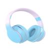 YOYOTUNE Bluetooth Kids Headphones,Wireless Kids Headphones Over Ear with Microphones,Stereo Sound,10H Playtime, Foldable&Adjustable Children Headphone,Bluetooth Headset for Adults,School (Blue) view 1