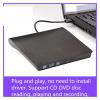 DVD Player USB 3.0 External DVD Recorder Plug and Play Without Installation Driver Supports CD DVD Disc Reading and Recording Mini dv Player view 2