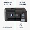 kwmobile Dust Cover Compatible with Epson EcoTank ET-4800 / EcoTank ET-4810 - Printer Case - Fabric Protector Cover - Dark Grey view 2