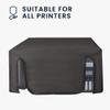 kwmobile Dust Cover Compatible with Epson EcoTank ET-4800 / EcoTank ET-4810 - Printer Case - Fabric Protector Cover - Dark Grey view 3