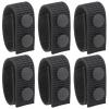 RFAdapter Belt Keepers for Duty Belt, 4 Pack Nylon Keepers with Double Snaps for 2" inch Wide Police Security Web Belt Accessories view 1