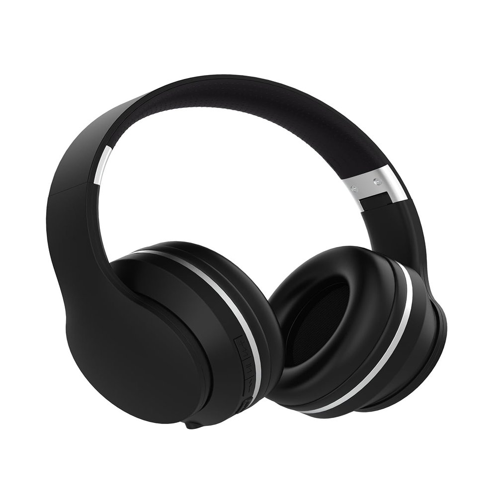 YOYOTUNE Bluetooth Kids Headphones,Wireless Kids Headphones Over Ear with Microphones,Stereo Sound,10H Playtime, Foldable&Adjustable Children Headphone,Bluetooth Headset for Adults,School (Black)