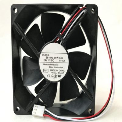 Cooling Fan 92MM 9225 for 3610KL-05W-B49 DC24V 0.16A 92x92x25mm Cooling Fan