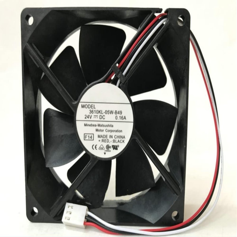 Cooling Fan 92MM 9225 for 3610KL-05W-B49 DC24V 0.16A 92x92x25mm Cooling Fan