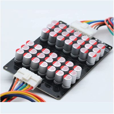 FFIME Capacitor kit BMS 4S 8S 14S 17S 21S 5A Balance Li- Lifepo4 LTO Lithium Battery Active Equalizer Balancer Board Capacitor capacitors (Color : 10-14s)