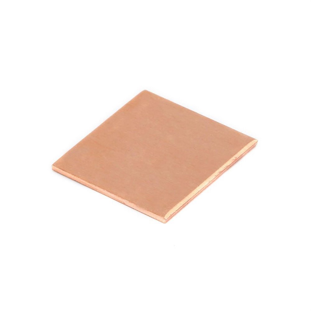 KUSTAT Flashing Metal 10Pcs Laptop Copper Sheet Plate Strip Shim Thermal Pad Heatsink Sheet for GPU CPU Chip Cooling 20mm x 20mm 0.8mm 1.0mm Roofing Panels (Size : 0.8mm)