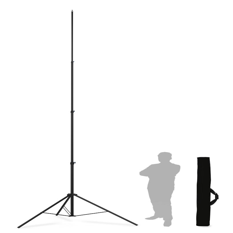 20ft/240inch Heavy Duty Light Stand, 20'/600cm Sky High Tripod Stand with Bag Air Cushioned Metal Light Stand for Video Camera Sports Photography, Lights, Photo Studio Camera Gimbal Stabilizer