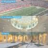 20ft/240inch Heavy Duty Light Stand, 20'/600cm Sky High Tripod Stand with Bag Air Cushioned Metal Light Stand for Video Camera Sports Photography, Lights, Photo Studio Camera Gimbal Stabilizer view 4