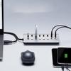 CARUTU USB Hub, USB3.0 Splitter 4 Port Laptop Extended USB HUB 4 Port Fast Charging Adapter External 12V 4A Power Supply,Aluminum Alloy 8-Port view 4