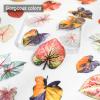 NogaMoga Nature Leaf Themed Stickers Set - 90 Pcs Dried Flowers Resin Sticker Floral Botanical Journaling Decals for Scrapbook Supplies Junk Journal Bullet Planner Laptops view 2