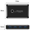 CARUTU USB Hub, 2 in 4 Out USB 3.0 Switch Selector 2 Port PCs Sharing 4 Devices,for Keyboard Mouse Scanner Printer Hub Multifunctional, QIYUDS88 view 2
