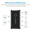 CARUTU USB Hub, 2 in 4 Out USB 3.0 Switch Selector 2 Port PCs Sharing 4 Devices,for Keyboard Mouse Scanner Printer Hub Multifunctional, QIYUDS88 view 3