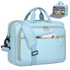 NEWHEY Laptop Bag 17.3 Inch Laptop Briefcase for Women Men Waterproof Shoulder Messenger Bag Large Computer Bag for Business Office Work College, Blue view 1
