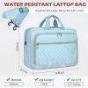NEWHEY Laptop Bag 17.3 Inch Laptop Briefcase for Women Men Waterproof Shoulder Messenger Bag Large Computer Bag for Business Office Work College, Blue view 3