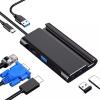 USB Hub, Type c hub to vga hdmi, rj45 gigabit Network Card, pd Charging, usb3.0 All-in-one Docking Station for Mac & PC view 2