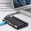USB Hub, Type c hub to vga hdmi, rj45 gigabit Network Card, pd Charging, usb3.0 All-in-one Docking Station for Mac & PC view 4