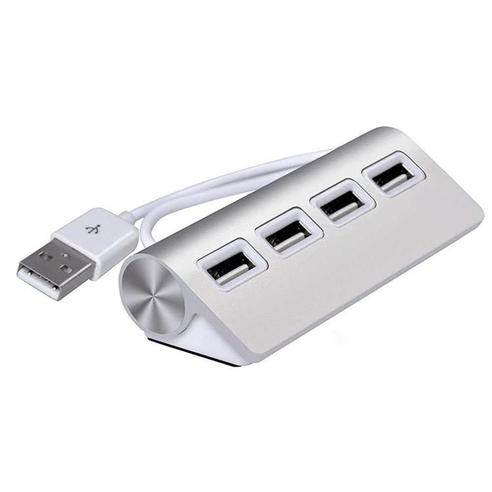 CARUTU USB Hub, 4 Port USB 3.0 Port PC Tablet Portable OTG Aluminium USB Splitter Cble Accessoires for Mac & PC