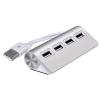 CARUTU USB Hub, 4 Port USB 3.0 Port PC Tablet Portable OTG Aluminium USB Splitter Cble Accessoires for Mac & PC view 1