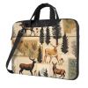 Animals Retro Farmhouse Print Laptop Shoulder Bag With Shoulder Strap Briefcase Slim Computer Bag For Women Men 14 inch view 1